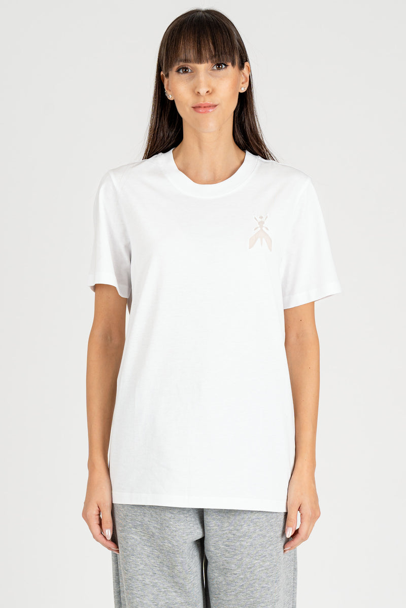 T-Shirt Patch Fly Bianco Ottico