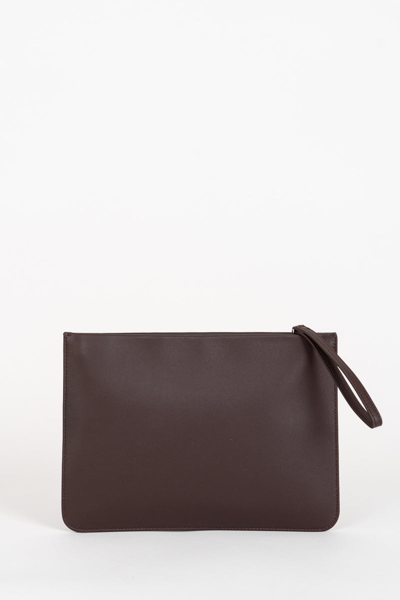 Borsa Pochette (In) Perfect Media Deep Chocolate