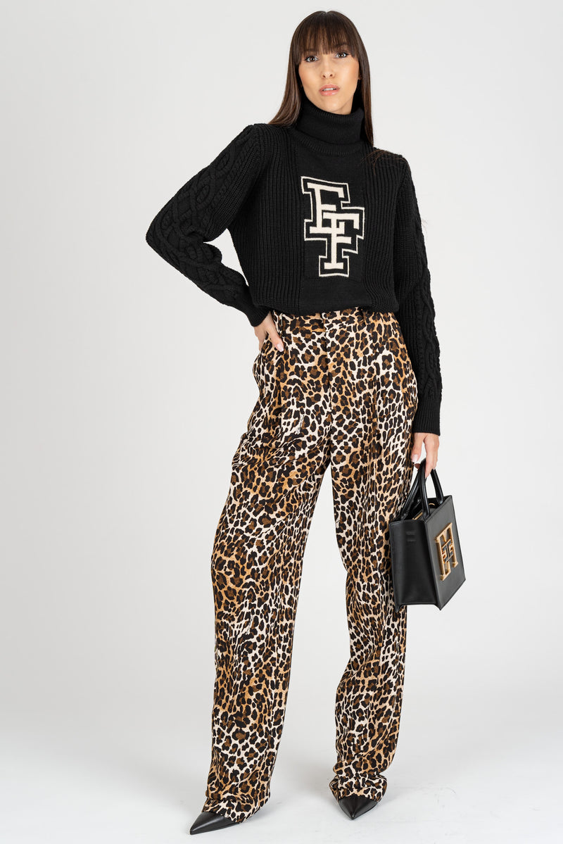 Pantalone Dritto Animalier