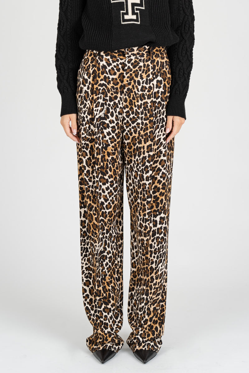 Pantalone Dritto Animalier