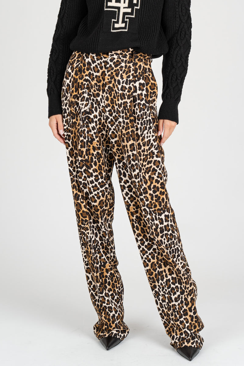 Pantalone Dritto Animalier