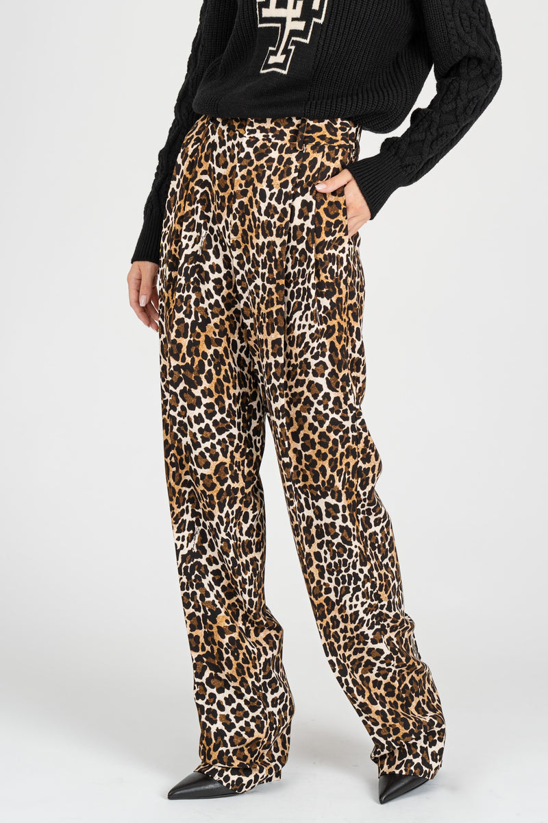 Pantalone Dritto Animalier