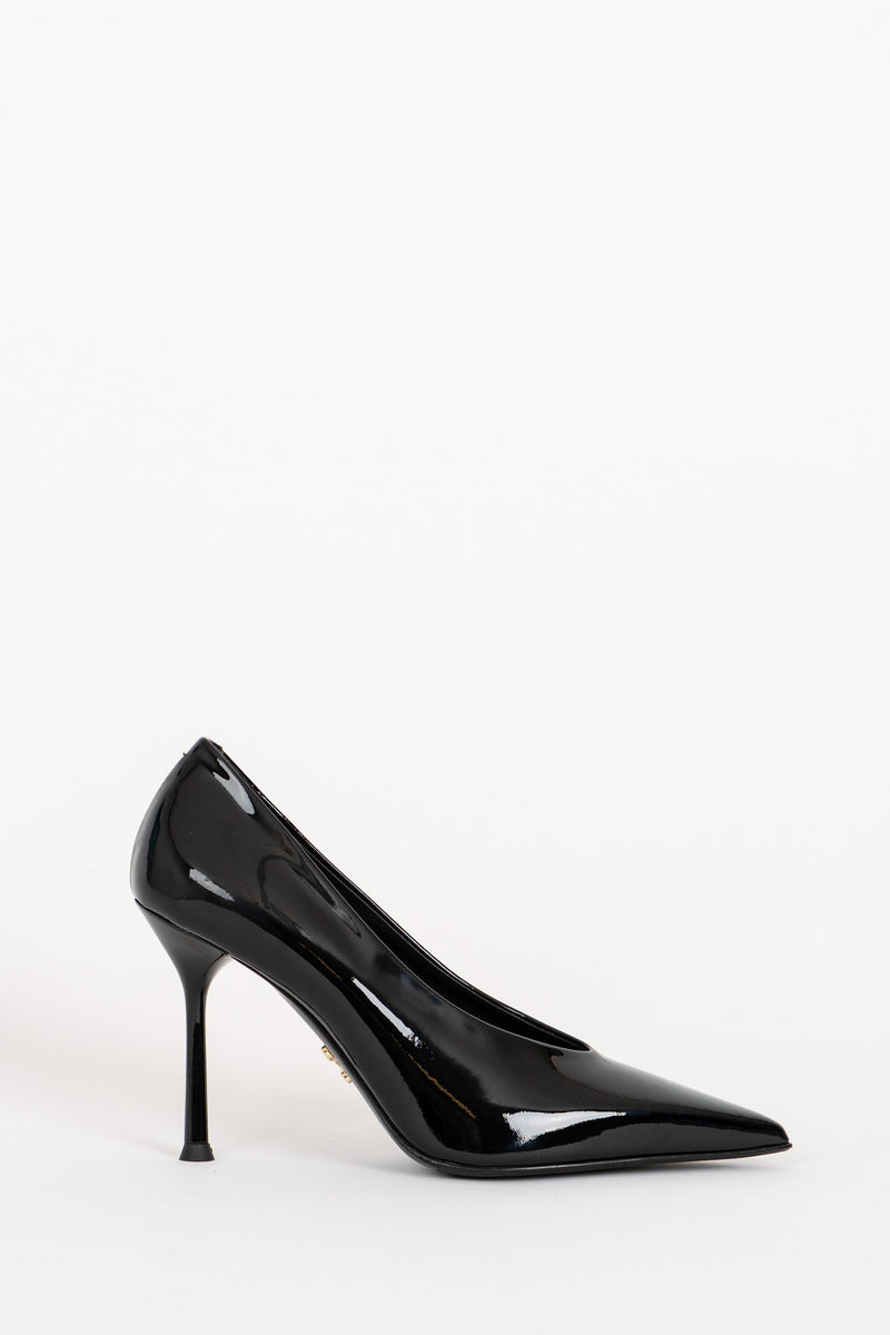 Scarpa Dècolletè Vernice Nero