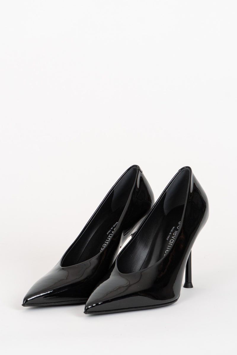 Scarpa Dècolletè Vernice Nero