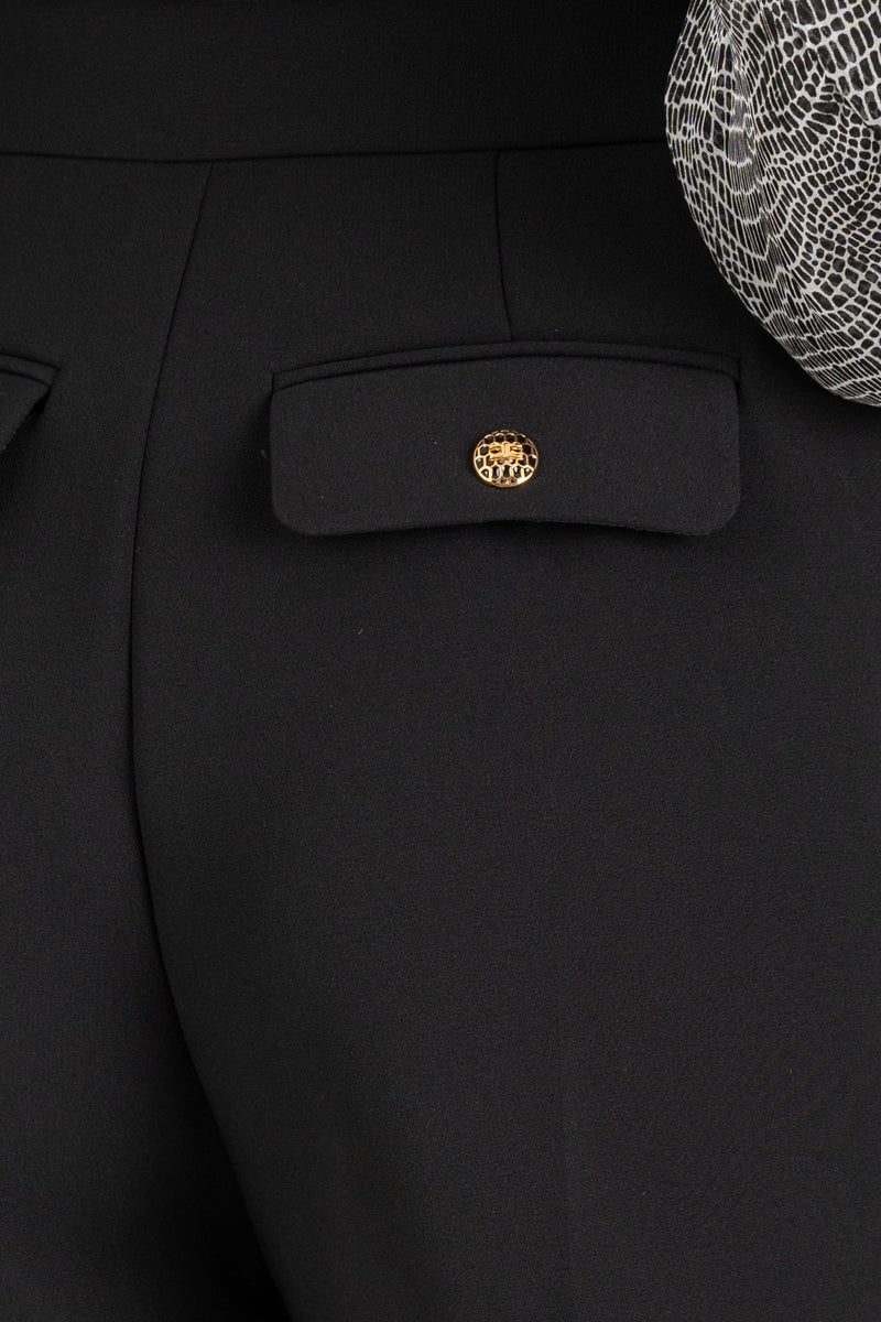 Short con Catena Gioiello Nero