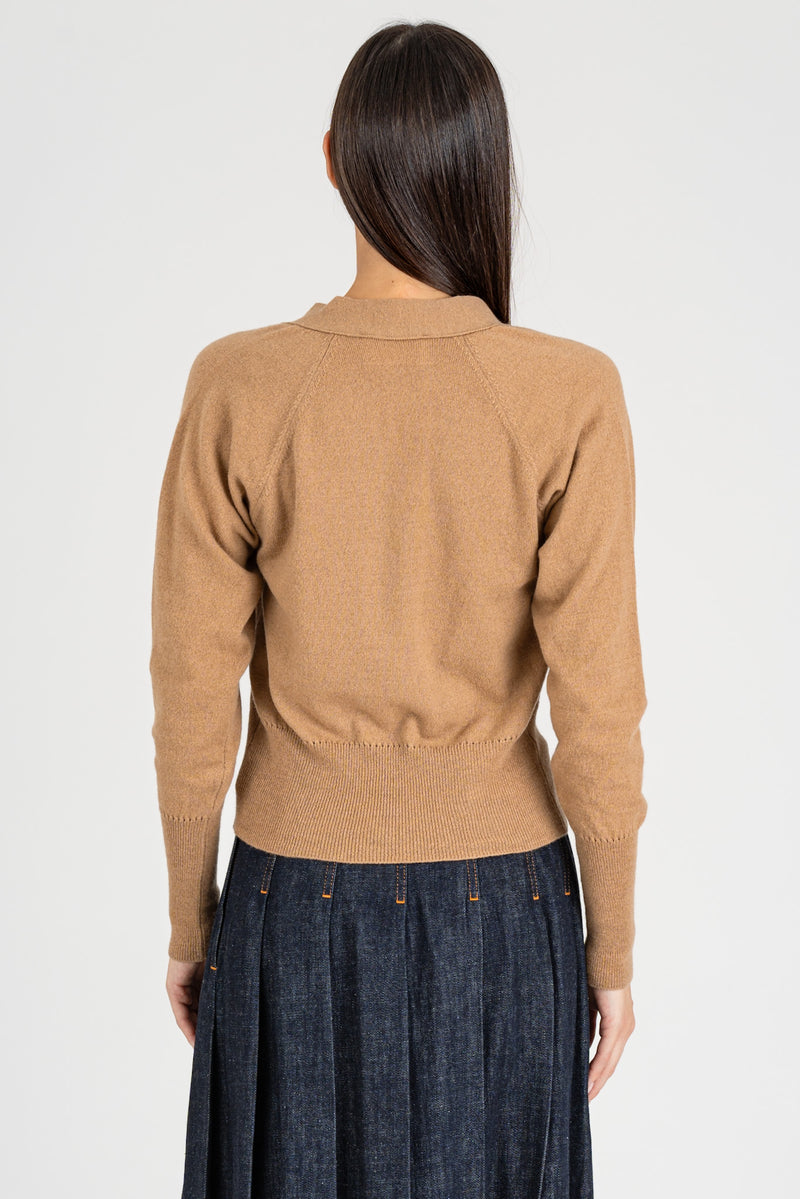 Cardigan Basic Nocciola