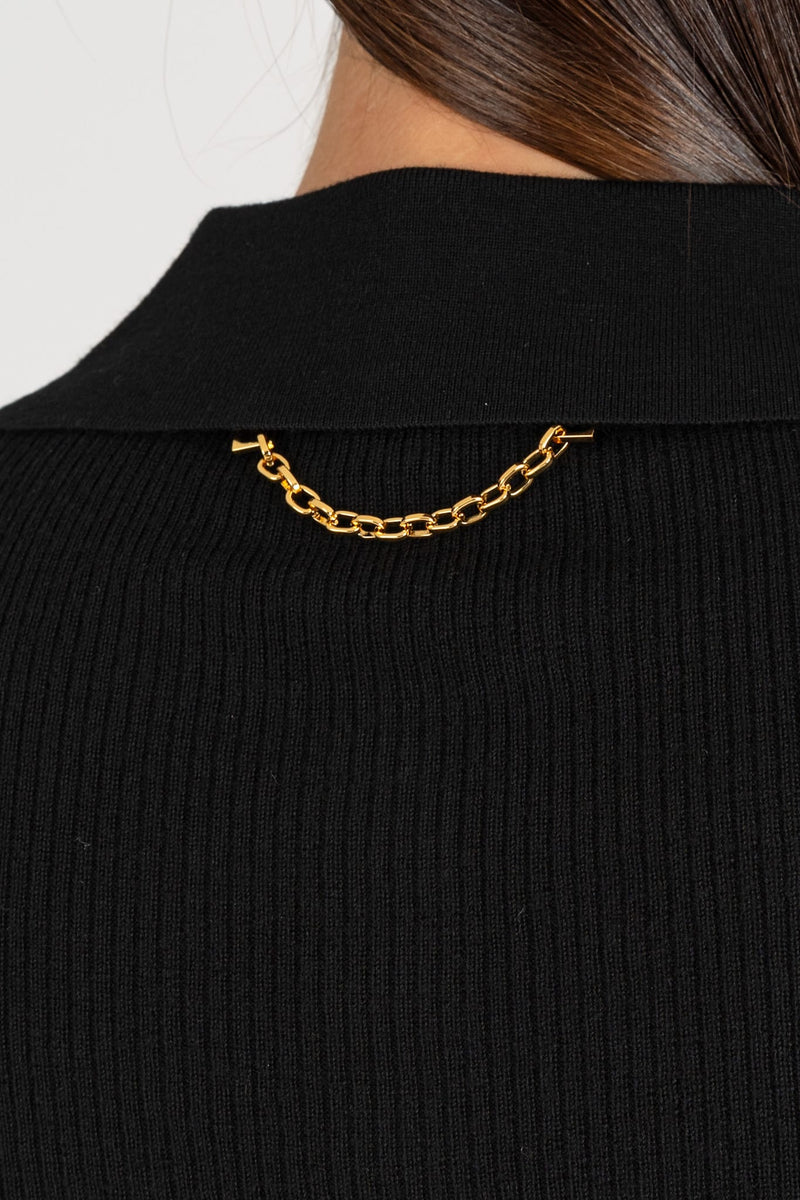 Maglia polo Lettering Muse Nero