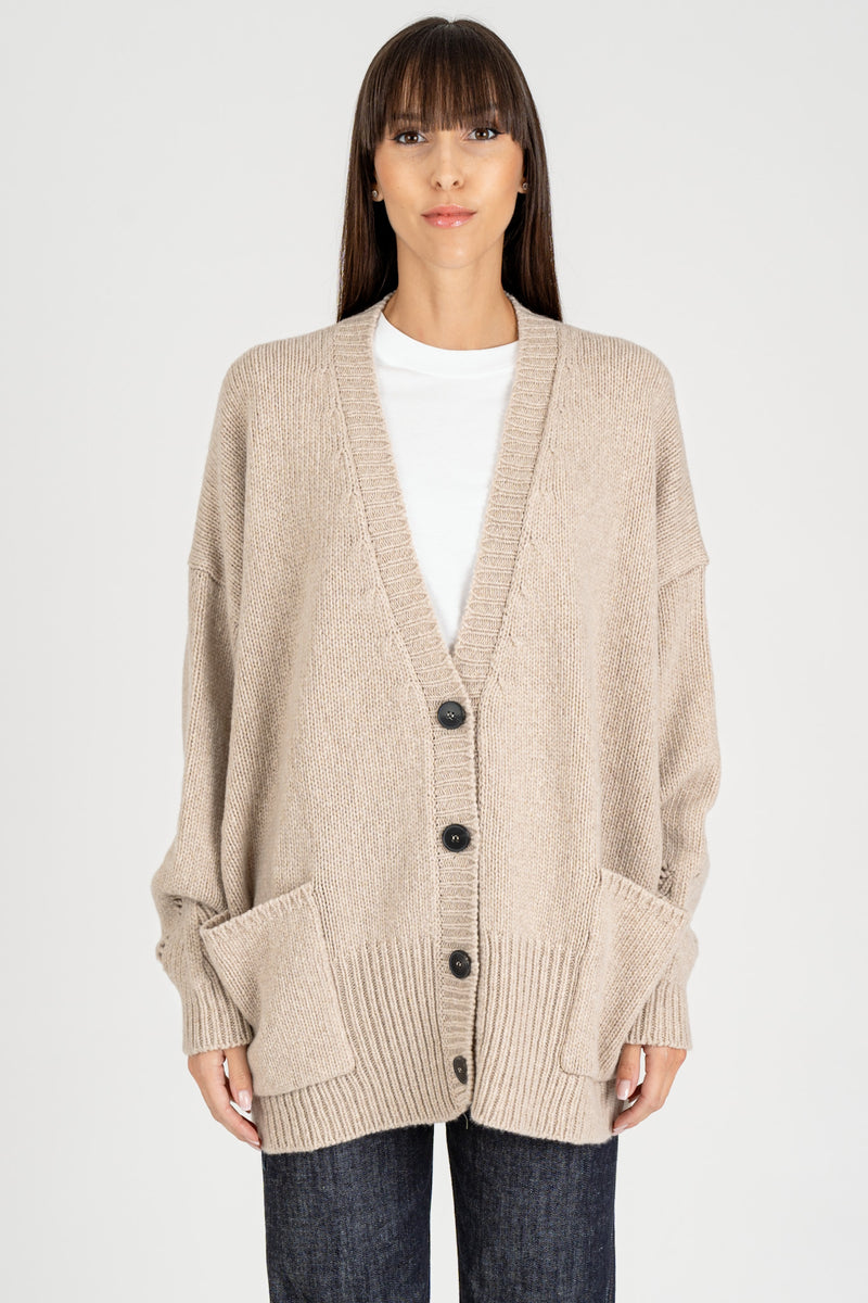 Cardigan Over in Lana Cachà