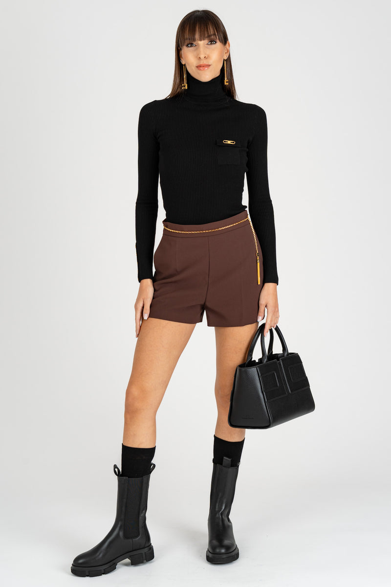 Short con Catena Gioiello Coffee
