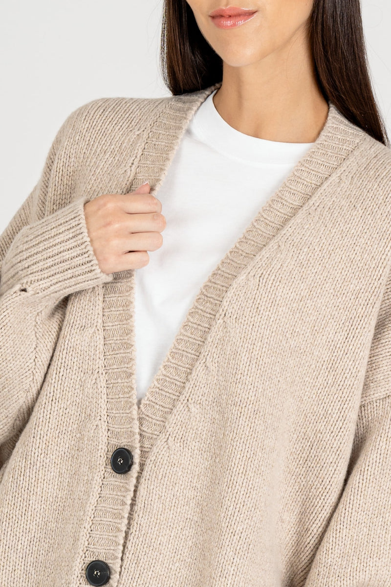 Cardigan Over in Lana Cachà