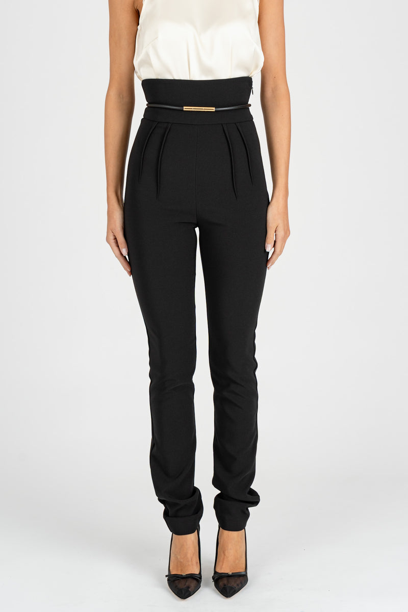 Pantalone con Cintura Nero