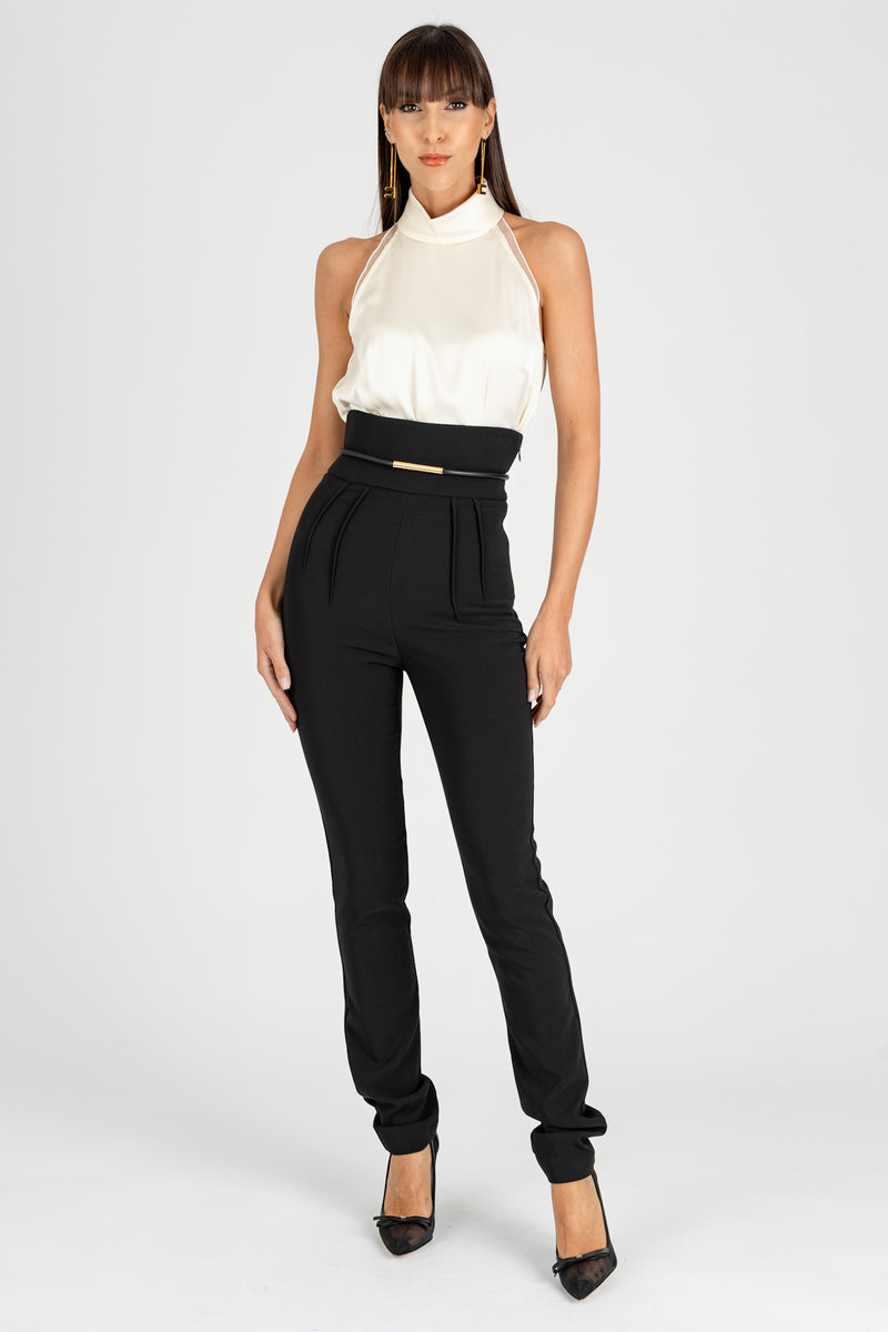 Pantalone con Cintura Nero