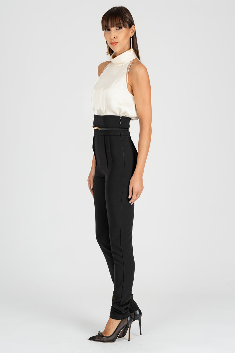 Pantalone con Cintura Nero