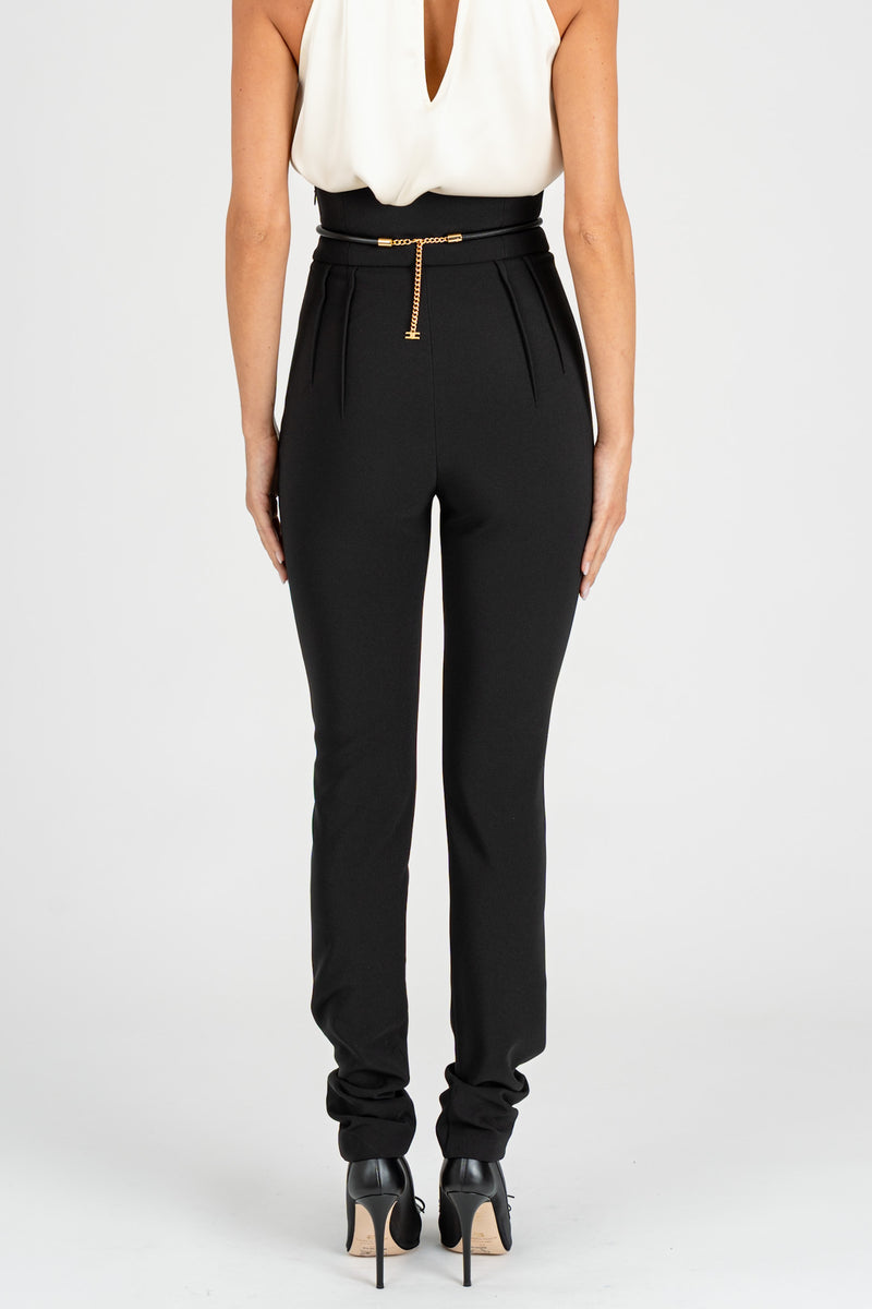 Pantalone con Cintura Nero