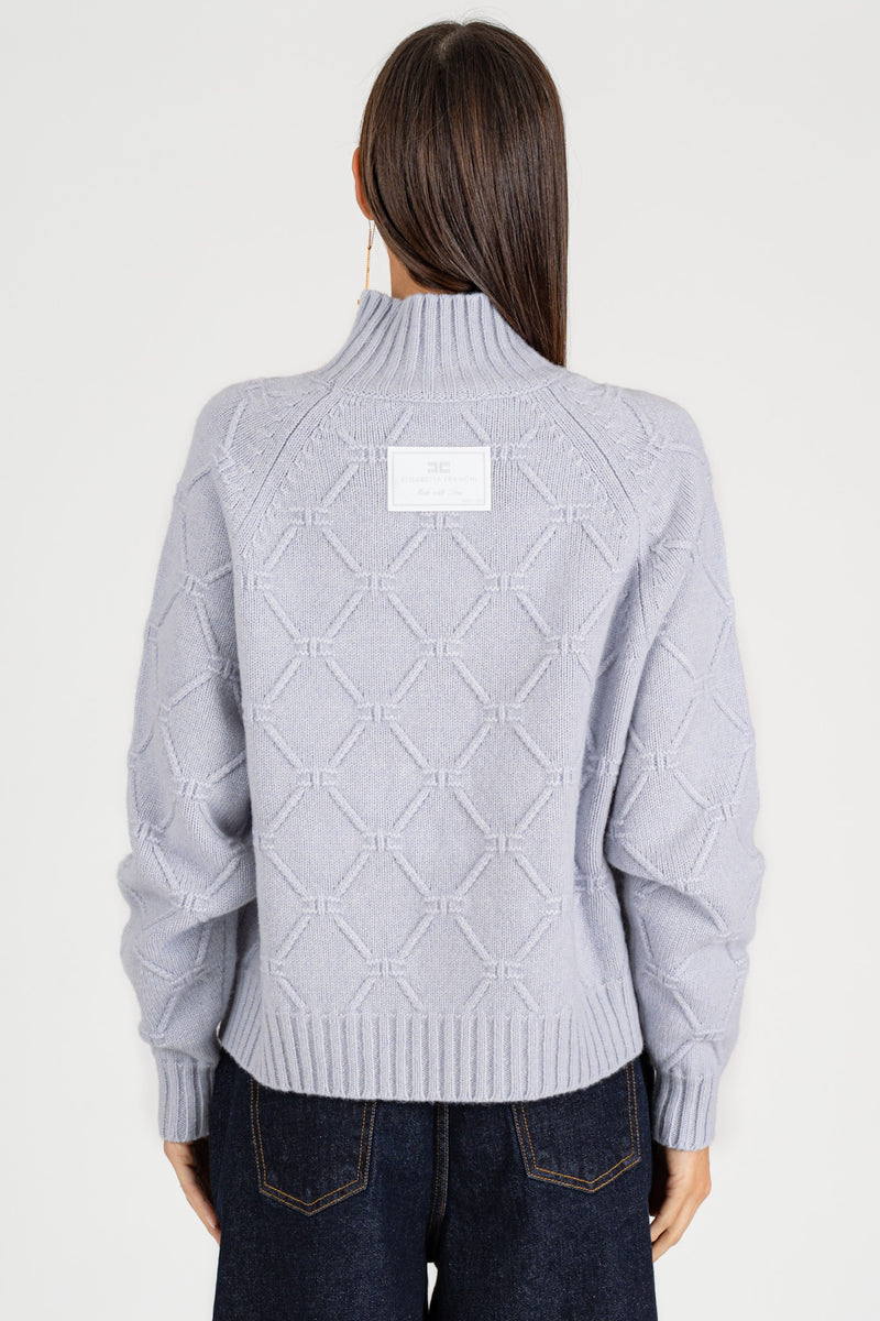 Maglione con Losanghe jacquard Starlight