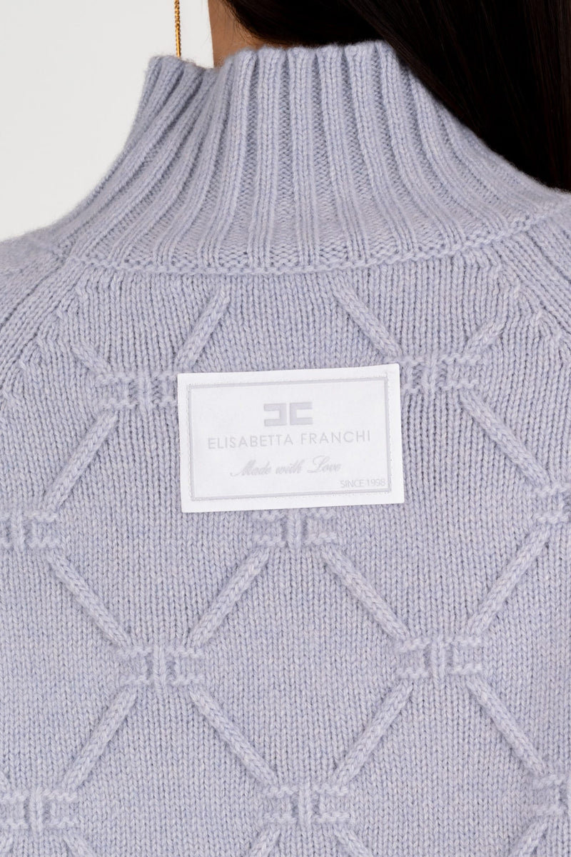 Maglione con Losanghe jacquard Starlight