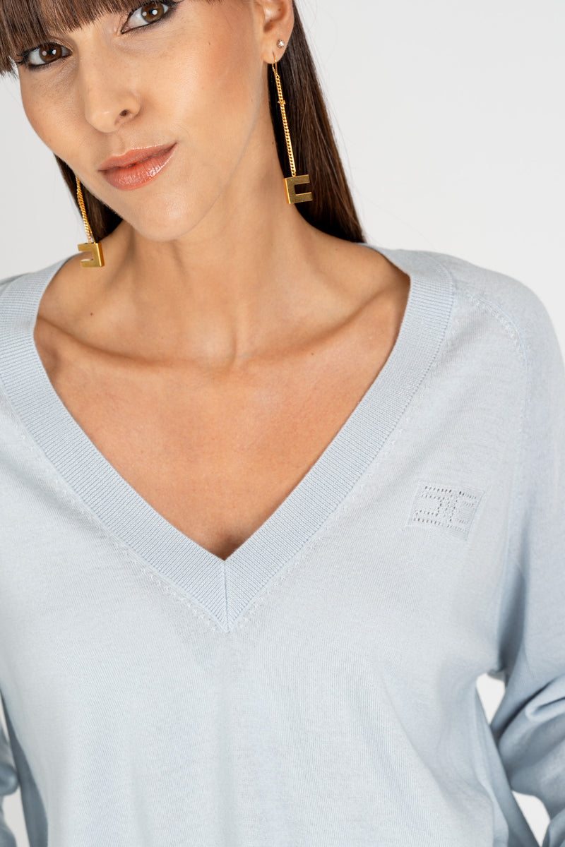 Maglia Over scollo a V Starlight