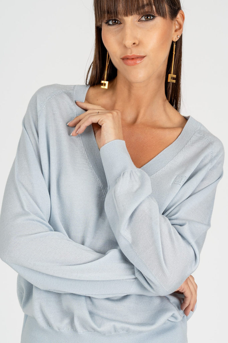 Maglia Over scollo a V Starlight