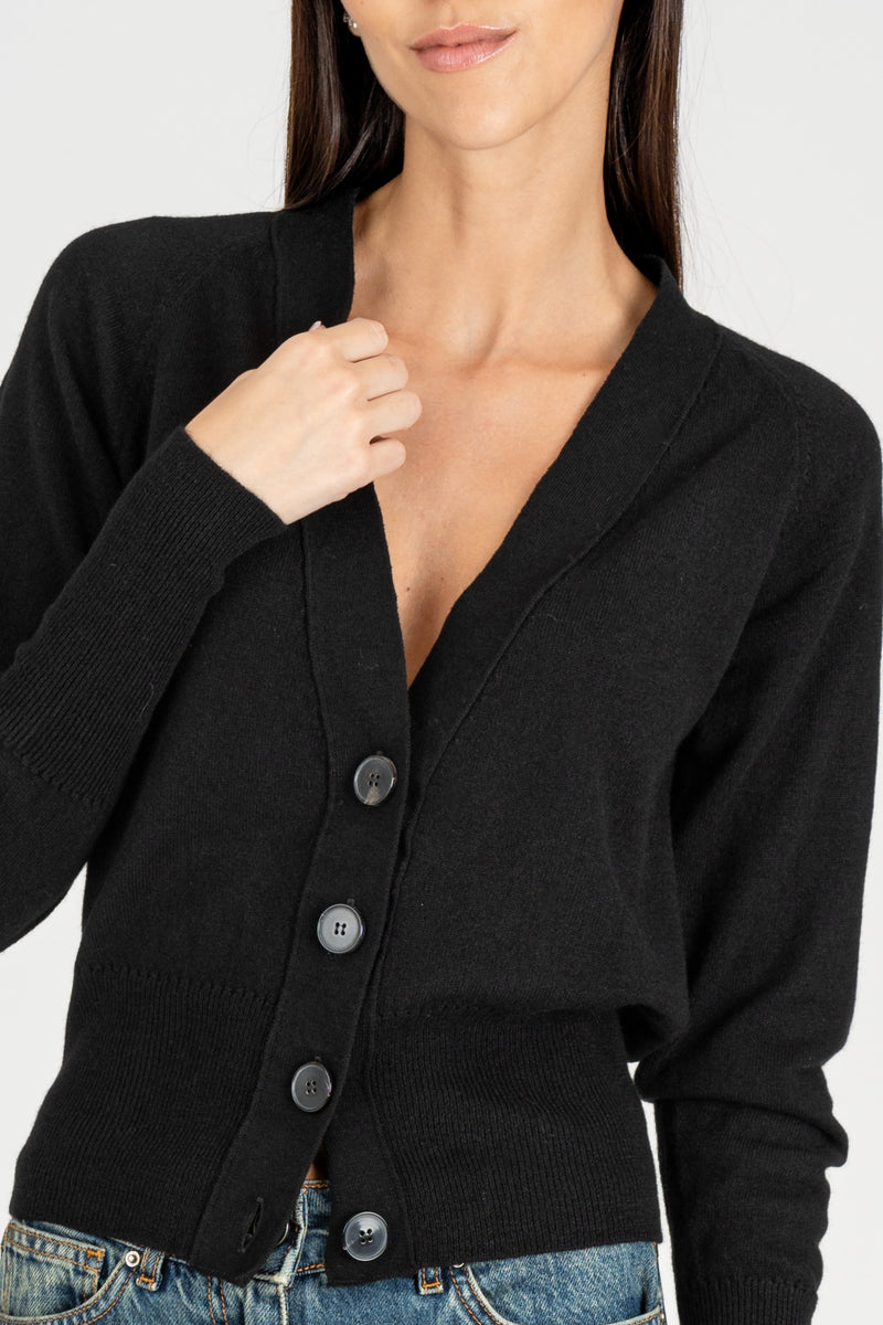 Cardigan Basic Nero