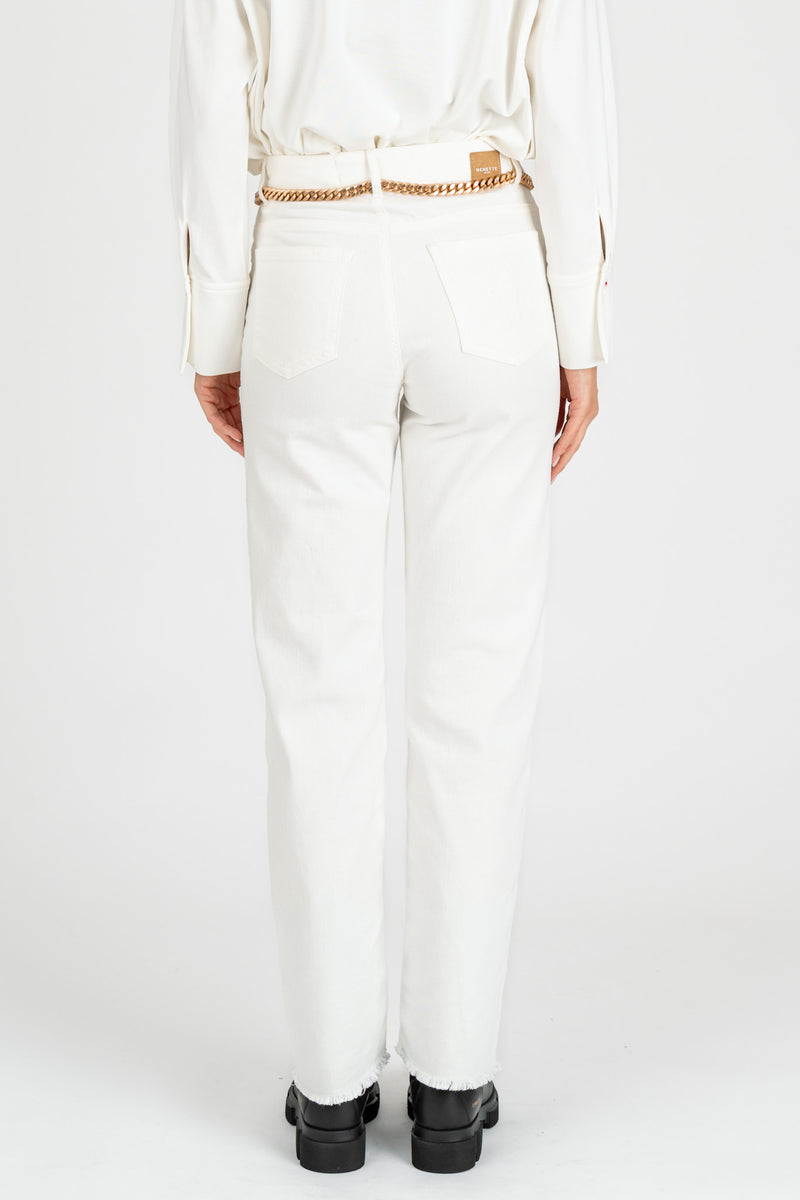 Pantalone con Cintura Avorio