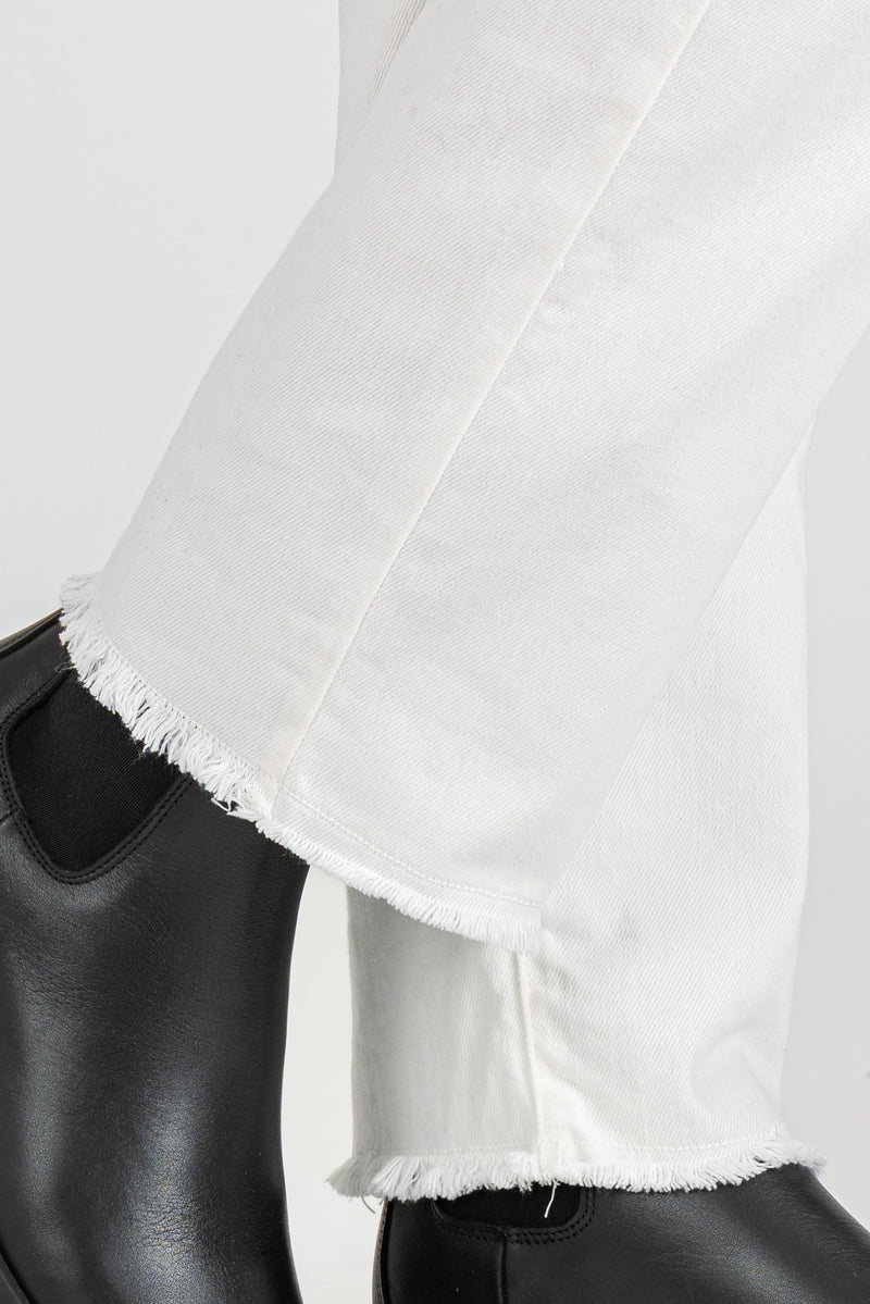 Pantalone con Cintura Avorio