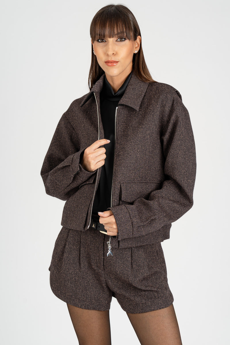 Giacchino in Tweed Warm Beige Chin