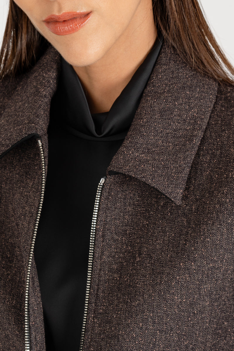 Giacchino in Tweed Warm Beige Chin