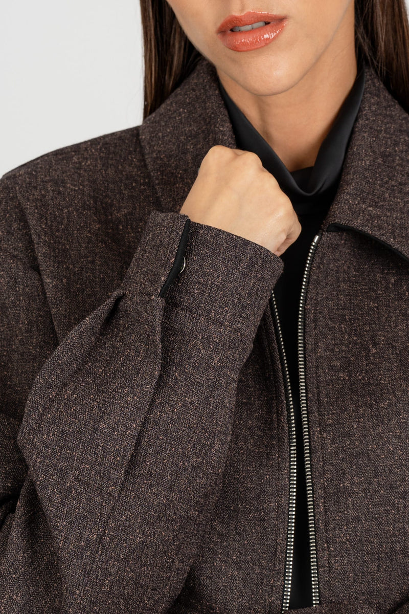 Giacchino in Tweed Warm Beige Chin