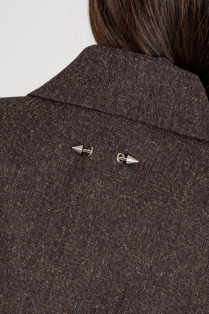 Giacchino in Tweed Warm Beige Chin