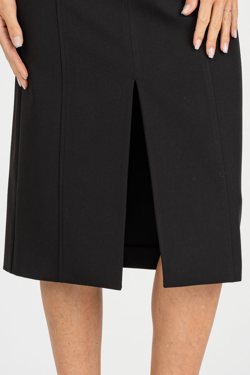 Abito Midi zip Fly Nero
