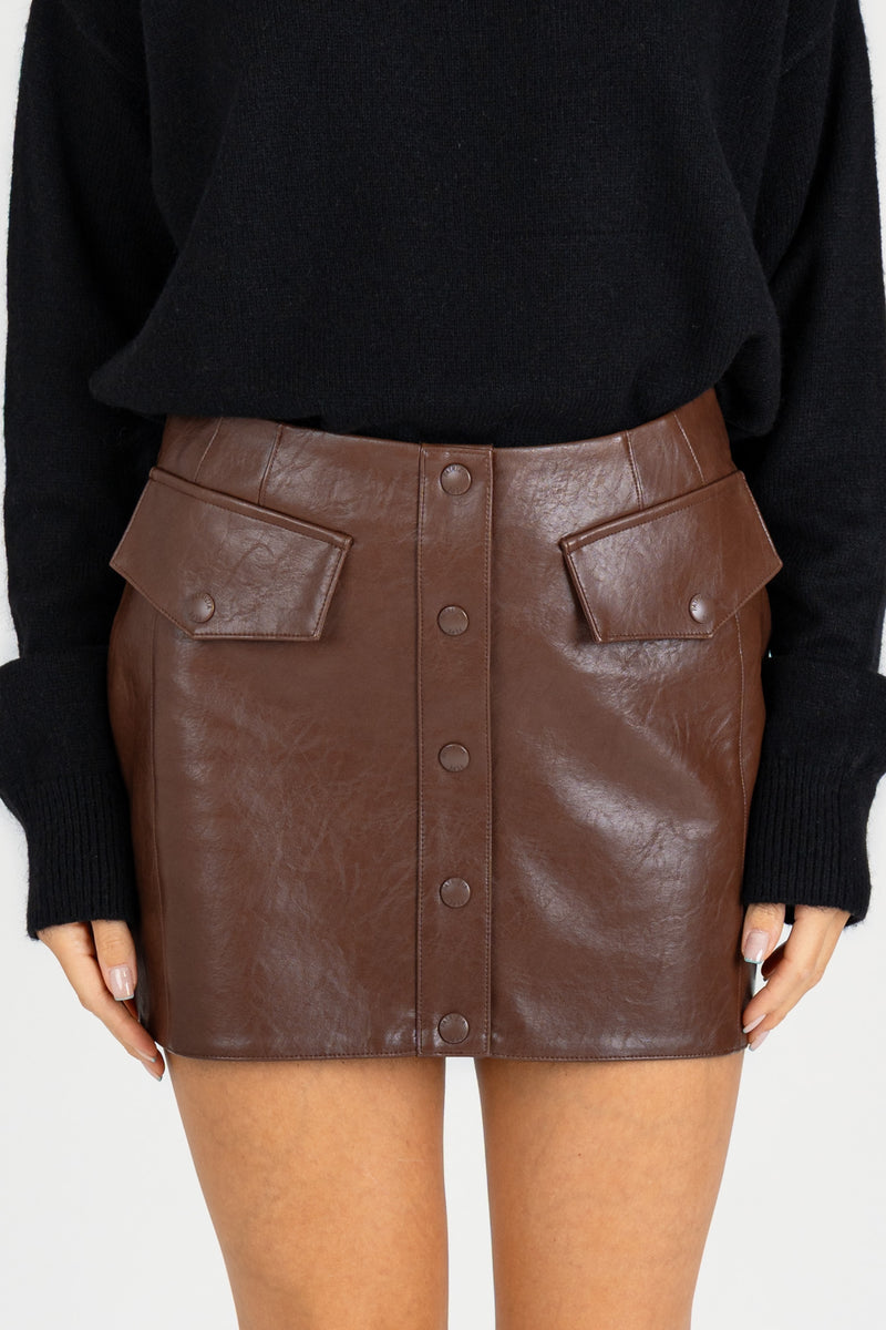 Gonna Mini Glam Rock Earth Brown