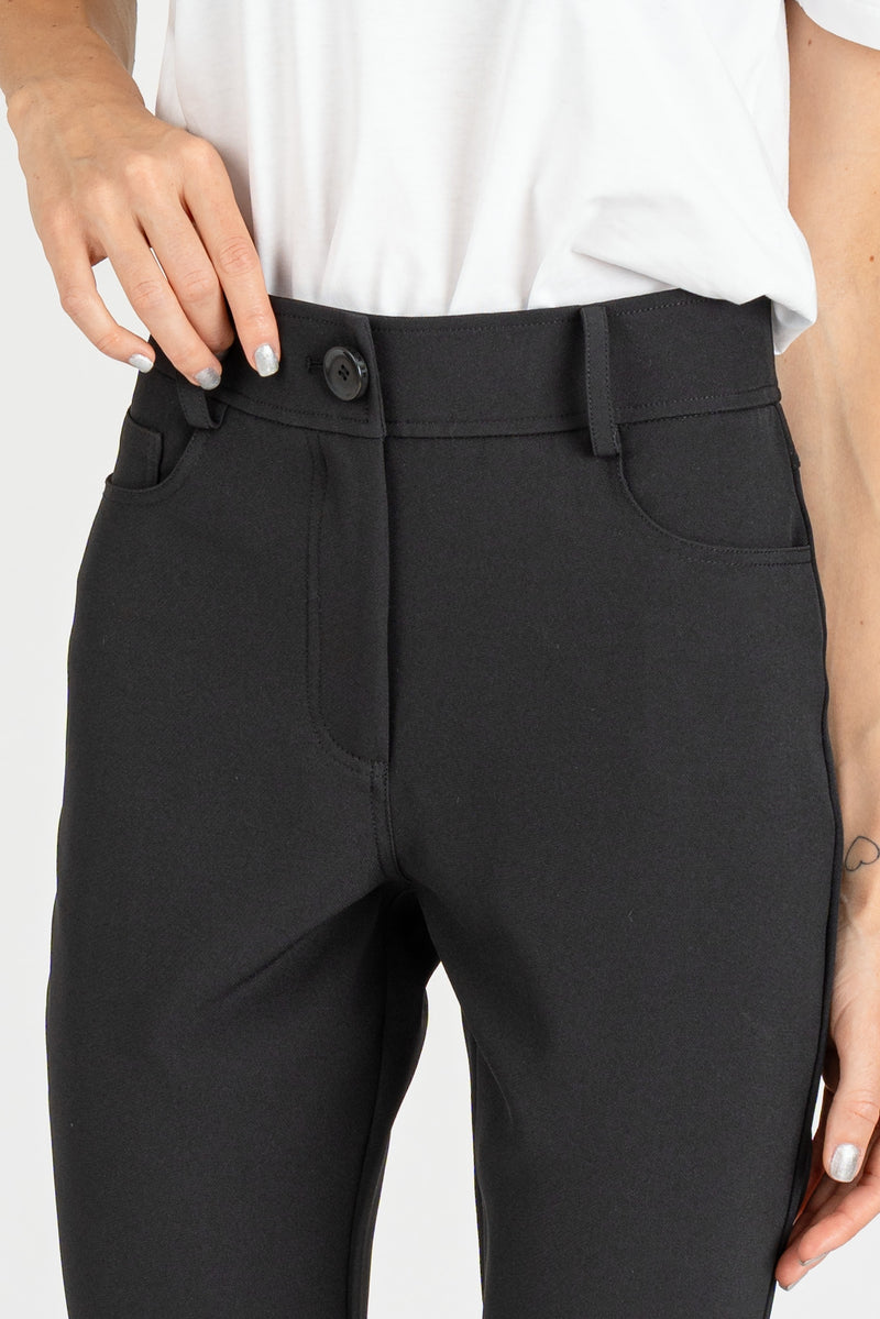 Pantalone Skinny Bi-stretch Nero