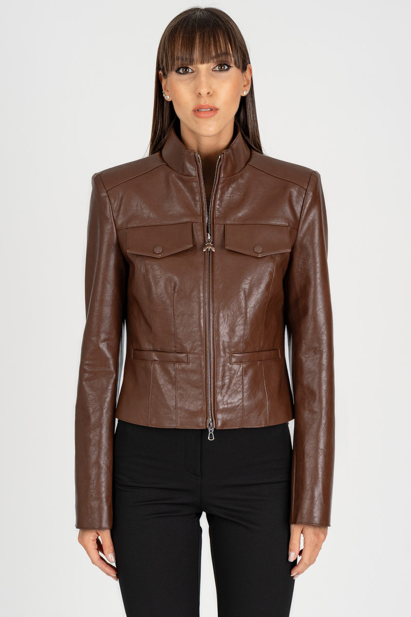 Giubbino Glam Rock Earth Brown