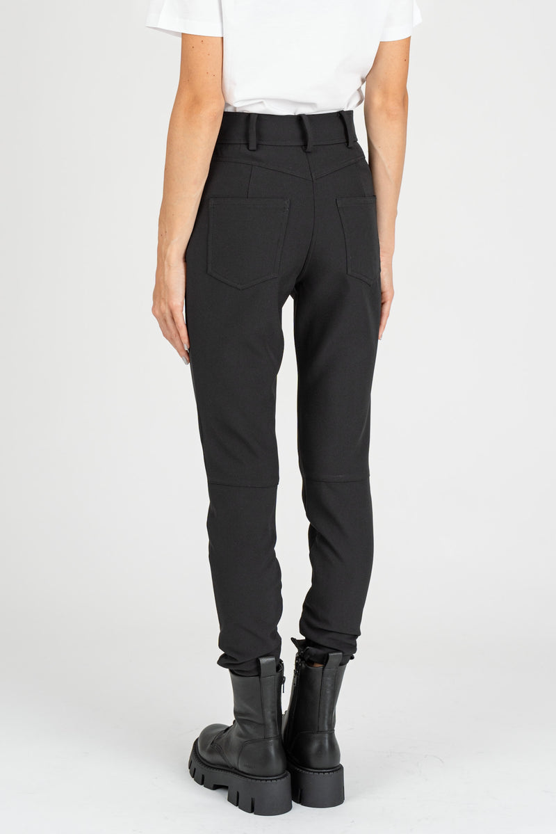 Pantalone Skinny Bi-stretch Nero