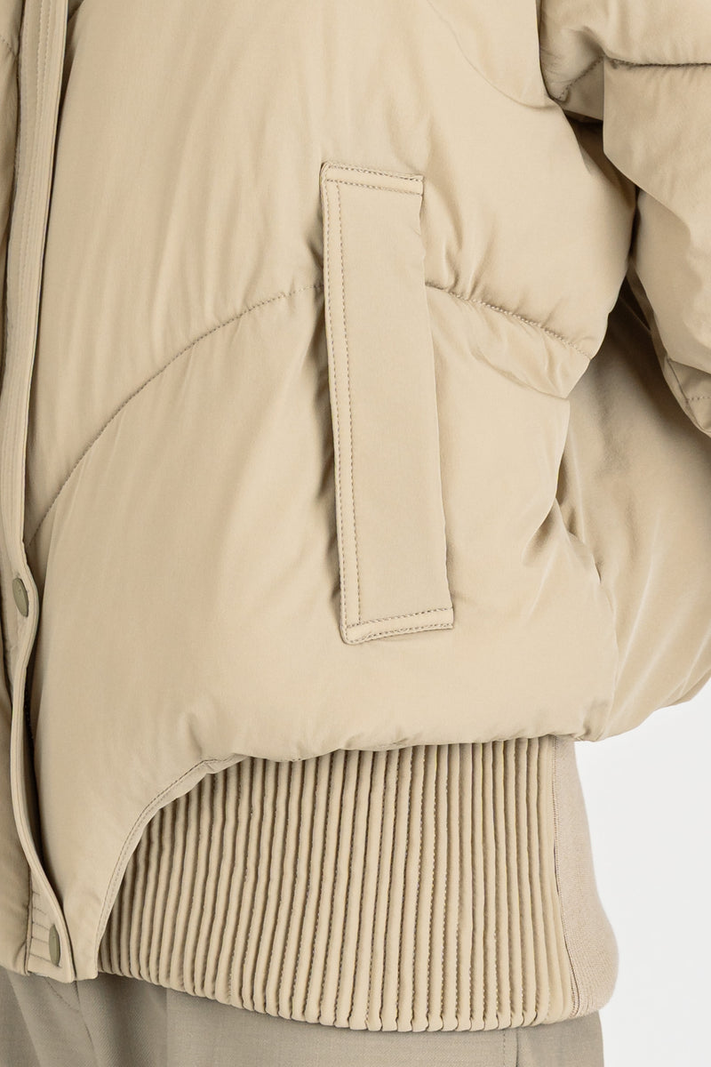 Giubbotto Bomber Winter Greige