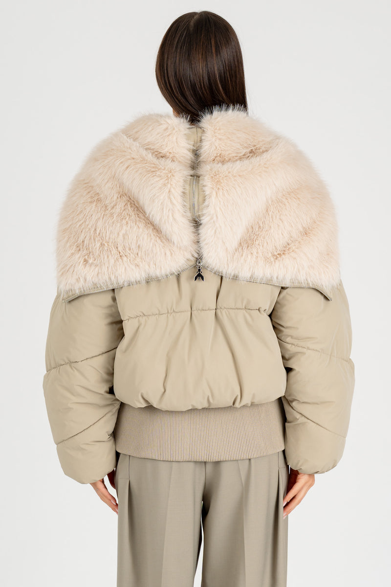Giubbotto Bomber Winter Greige