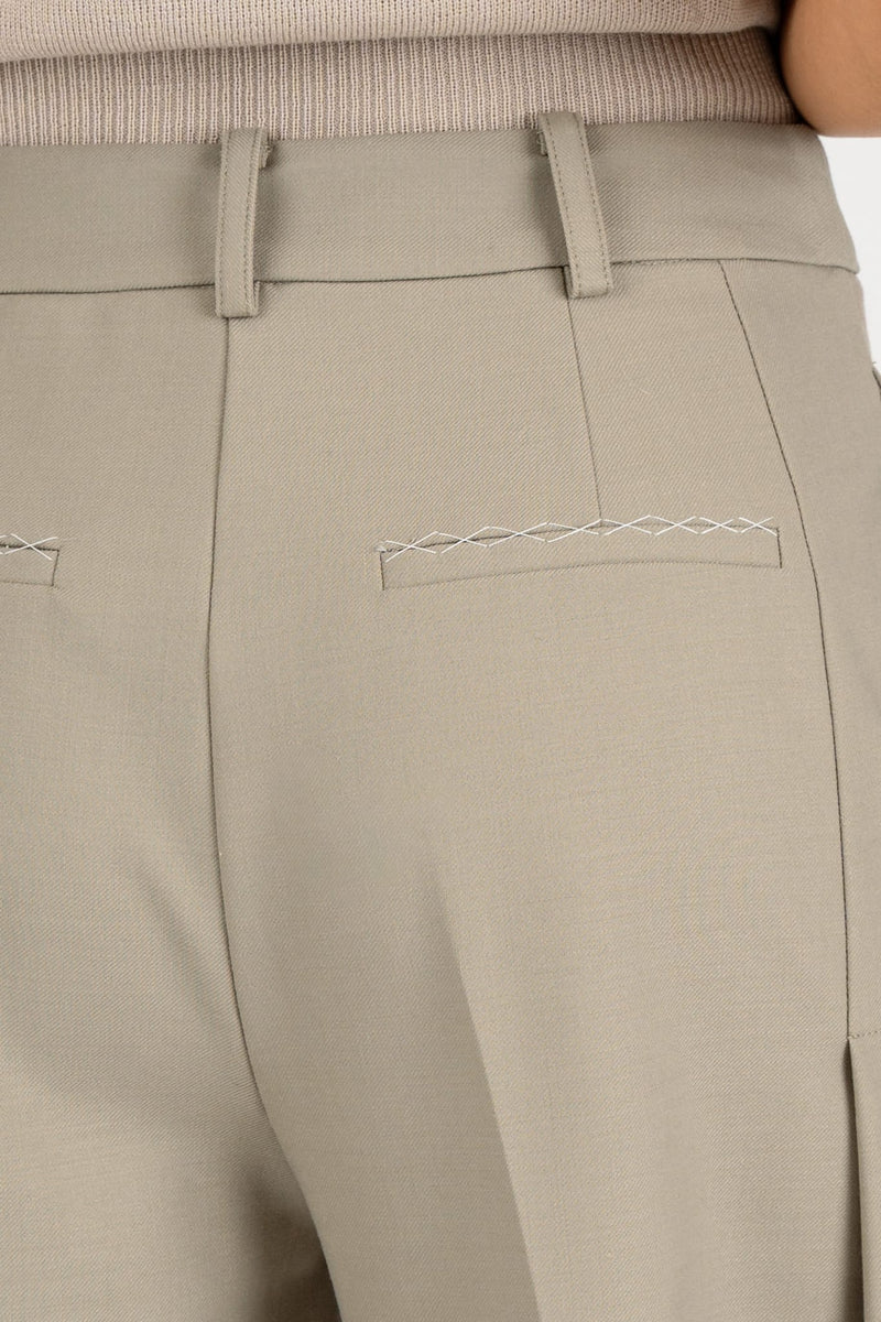 Pantalone Palazzo Essential Winter Greige