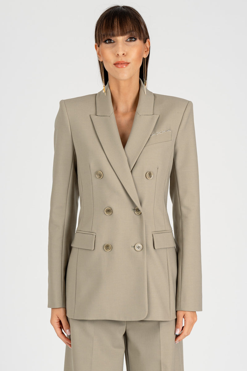 Giacca Doppio Petto Winter Greige