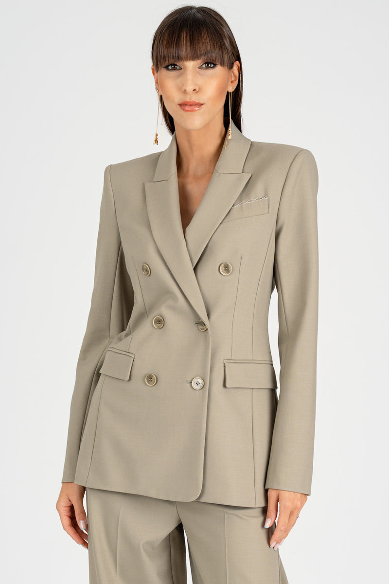 Giacca Doppio Petto Winter Greige