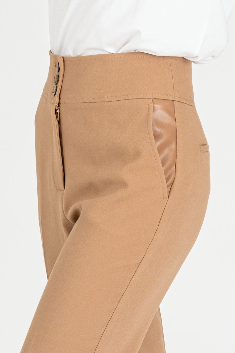 Pantalone a Sigaretta Cammello