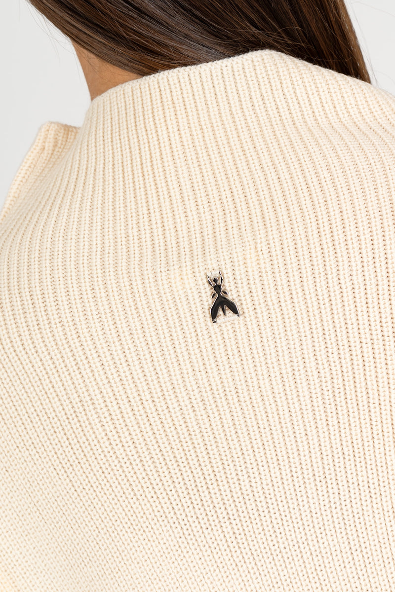 Maglia Smanicata Essential Wooly White