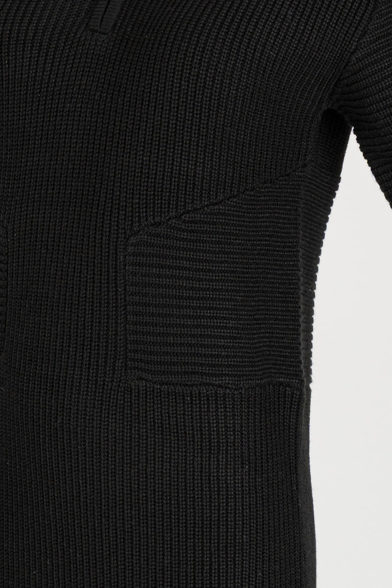 Abito con Zip Nero