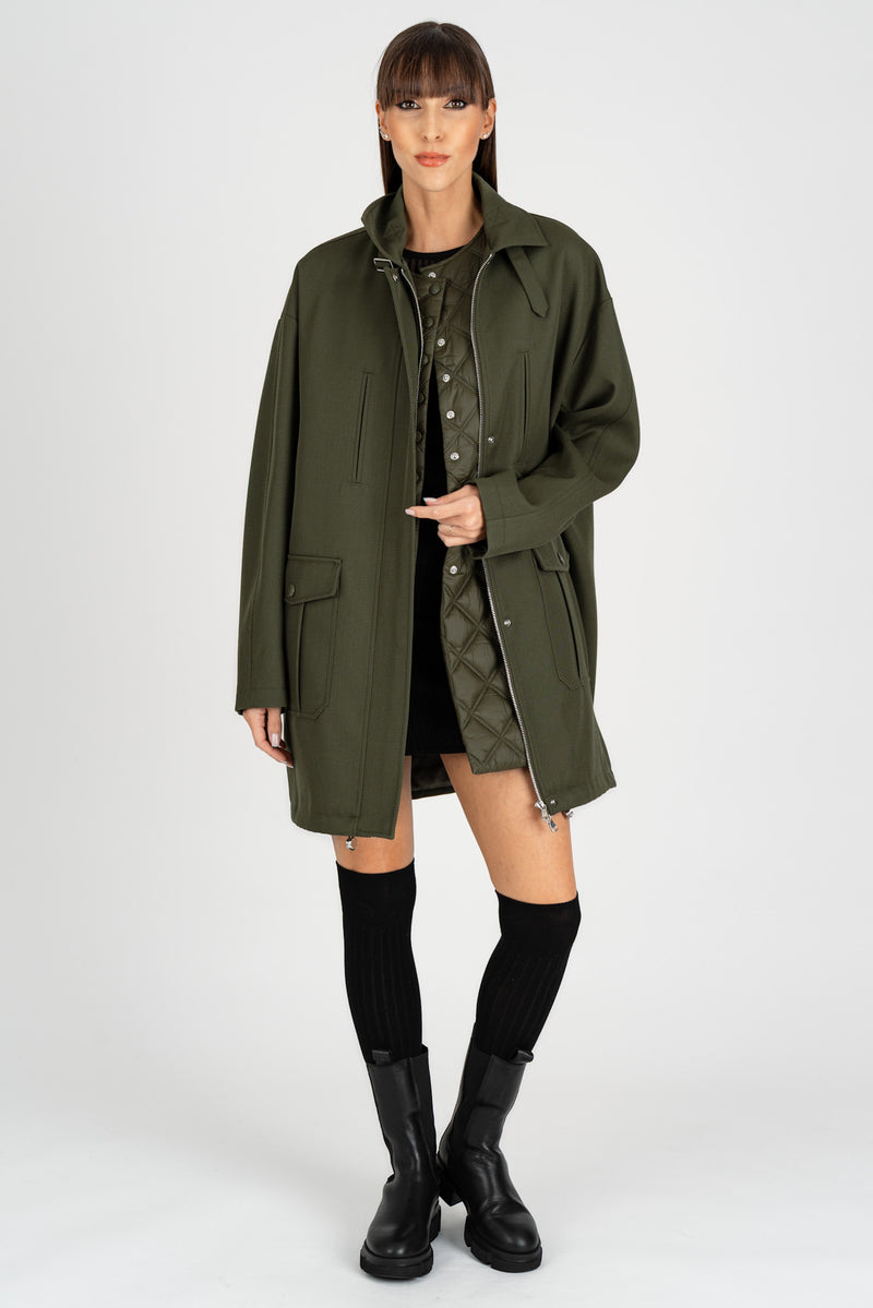 Giubbino con Gilet Ivy Green
