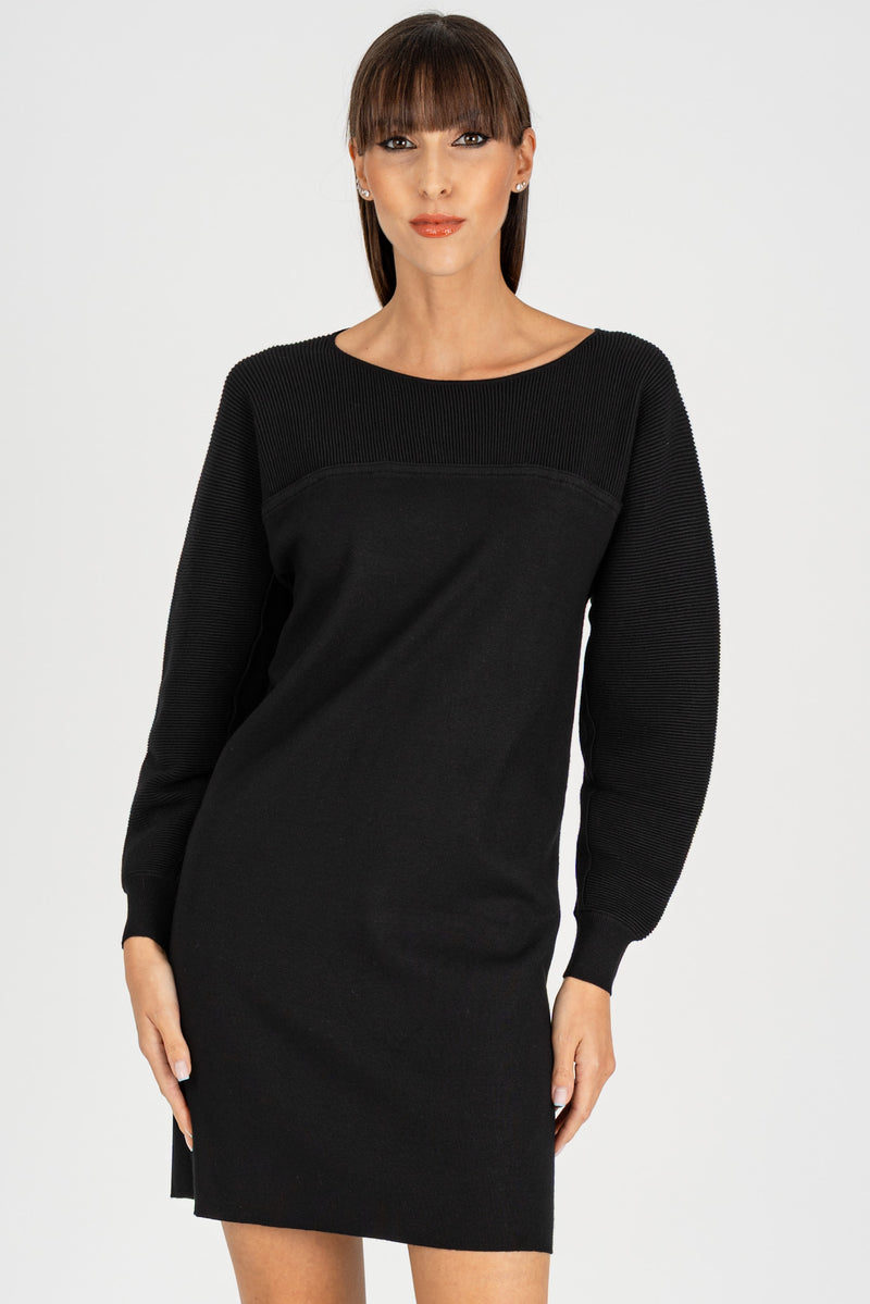 Abito in Maglia Nero