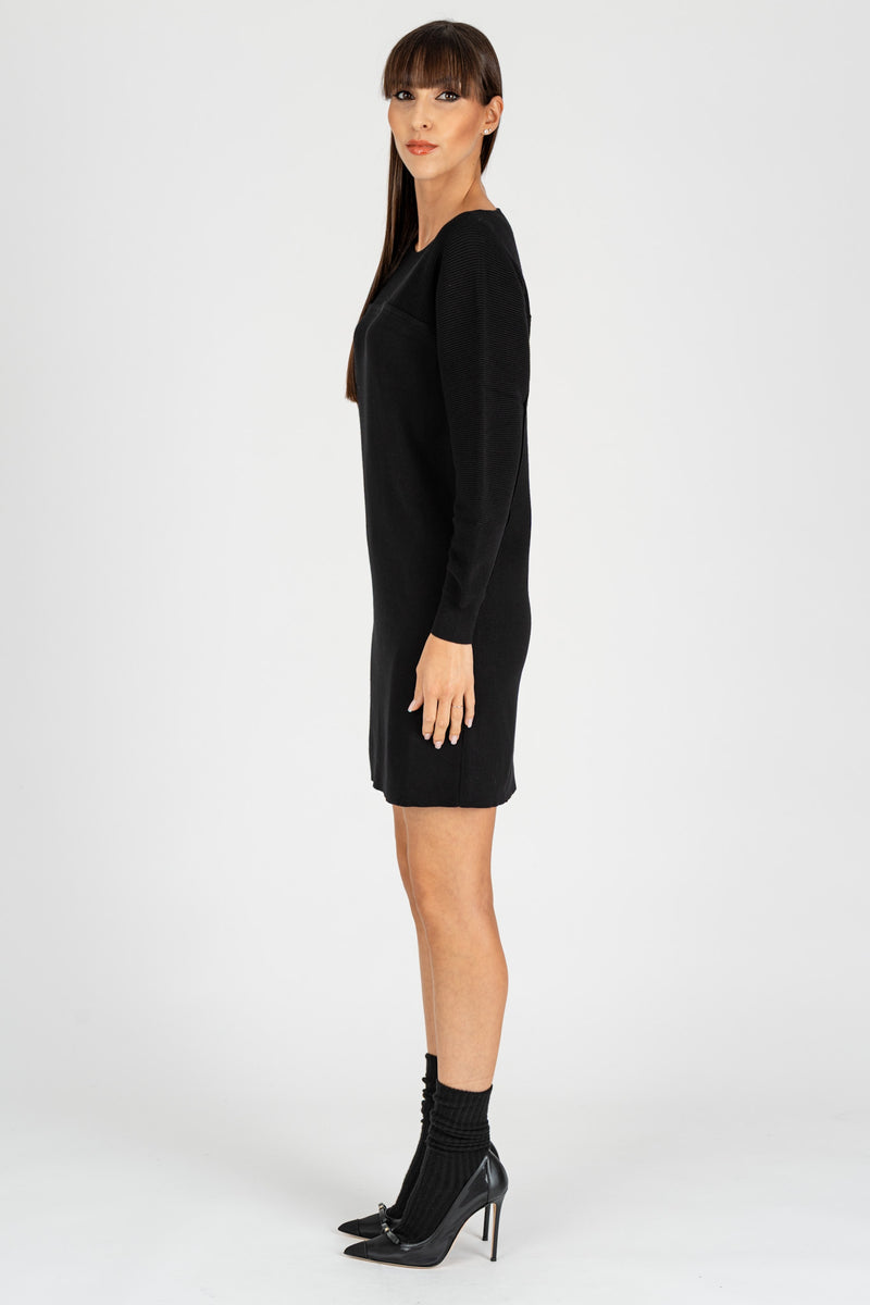 Abito in Maglia Nero