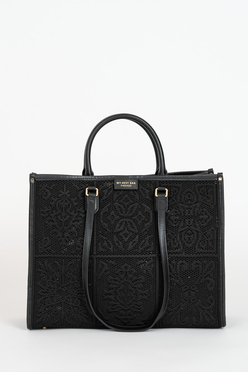 Borsa Shopper Atena Ossidiana Black