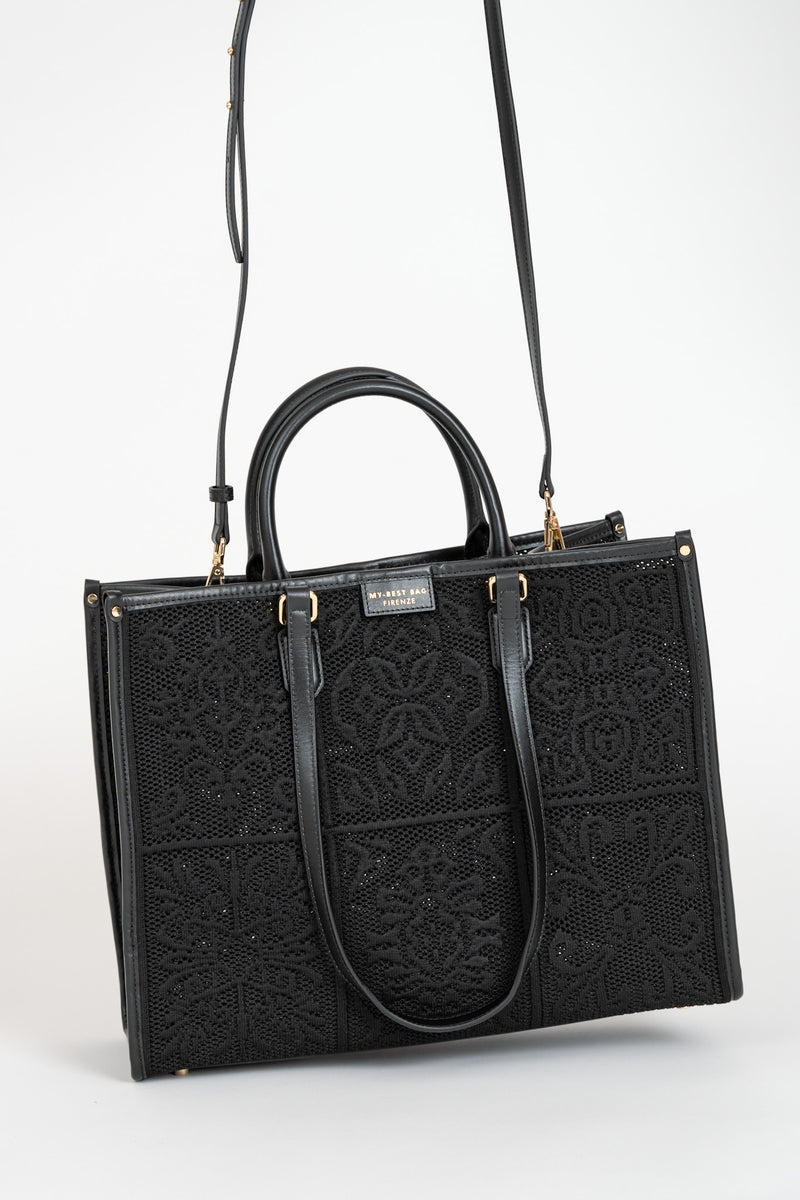 Borsa Shopper Atena Ossidiana Black