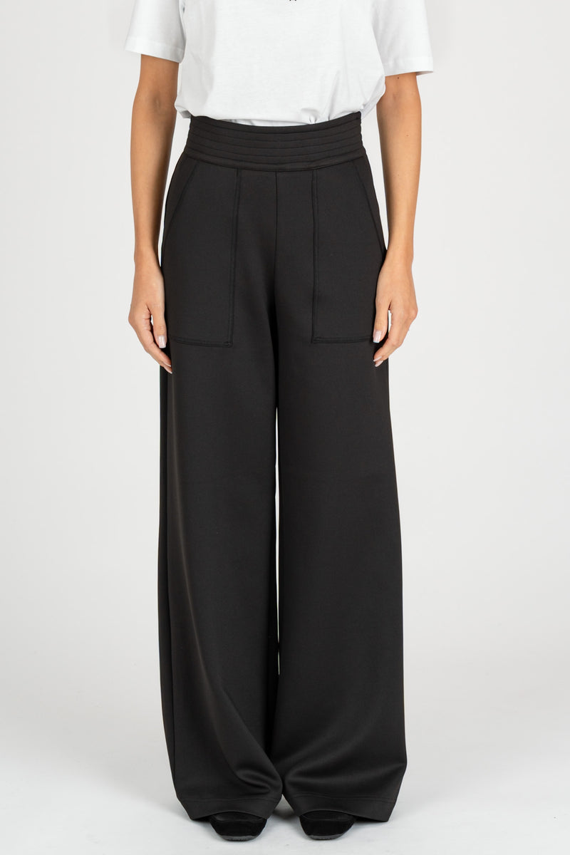 Pantalone Palazzo Scuba Nero