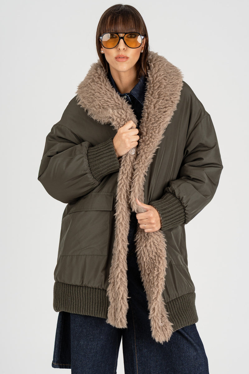 Parka Reversibile Green-Mou