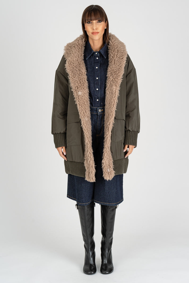 Parka Reversibile Green-Mou